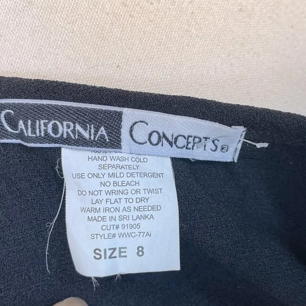 Vintage 90s California Concepts Shell Button Floral Embroidered Blazer Jacket